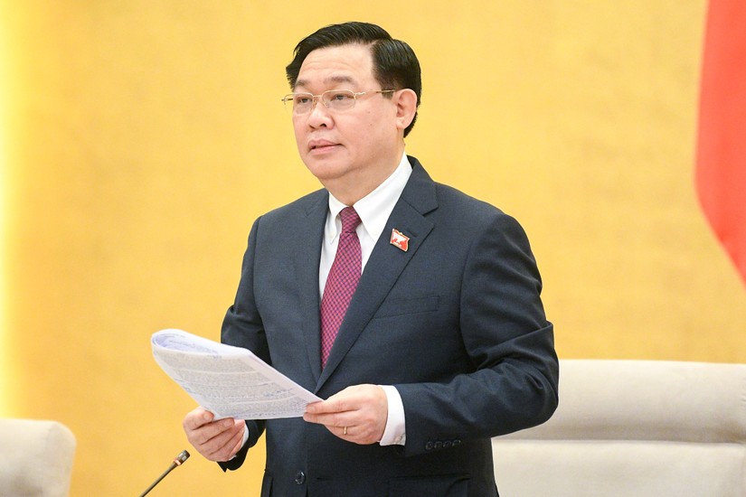Chủ tịch Quốc hội Vương Đình Huệ 