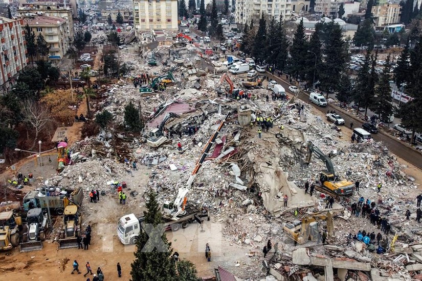 Thảm họa động đất tại Thổ Nhĩ Kỳ gây nhiều thiệt hại.