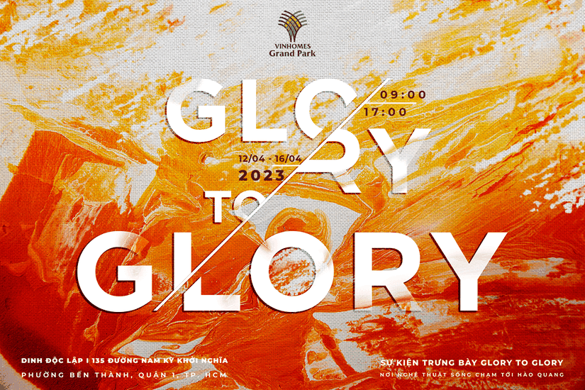 Sự kiện trưng bày tranh Glory to GLORY mang tầm nghĩa kép về khát vọng sống và nỗ lực thể hiện bản thân.