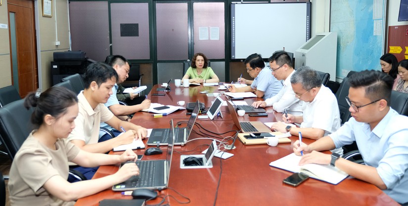 Cuộc họp do PGS.TS Nguyễn Thị Liên Hương - Thứ trưởng Bộ Y chủ trì. Ảnh: moh.gov.vn
