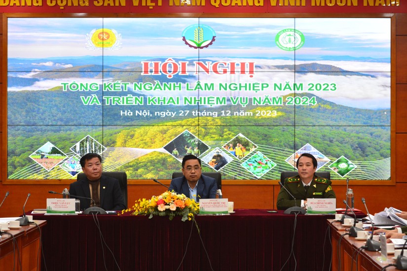 Toàn cảnh Hội nghị Tổng kết ngành lâm nghiệp năm 2023 và triển khai nhiệm vụ năm 2024. Ảnh: Lê Hồng Nhung - Mekong ASEAN
