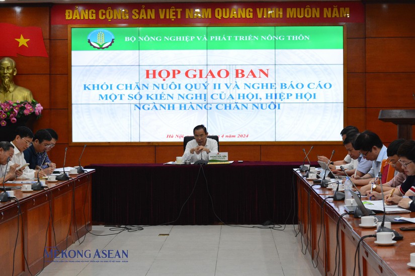 Toàn cảnh buổi họp giao ban sáng 2/4. Ảnh: Lê Hồng Nhung - Mekong ASEAN