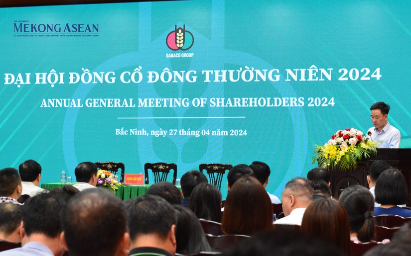 Đại hội đồng cổ đông thường niên 2024 của DBC tổ chức sáng ngày 27/4 tại TP Bắc Ninh. Ảnh: Lê Hồng Nhung/Mekong ASEAN
