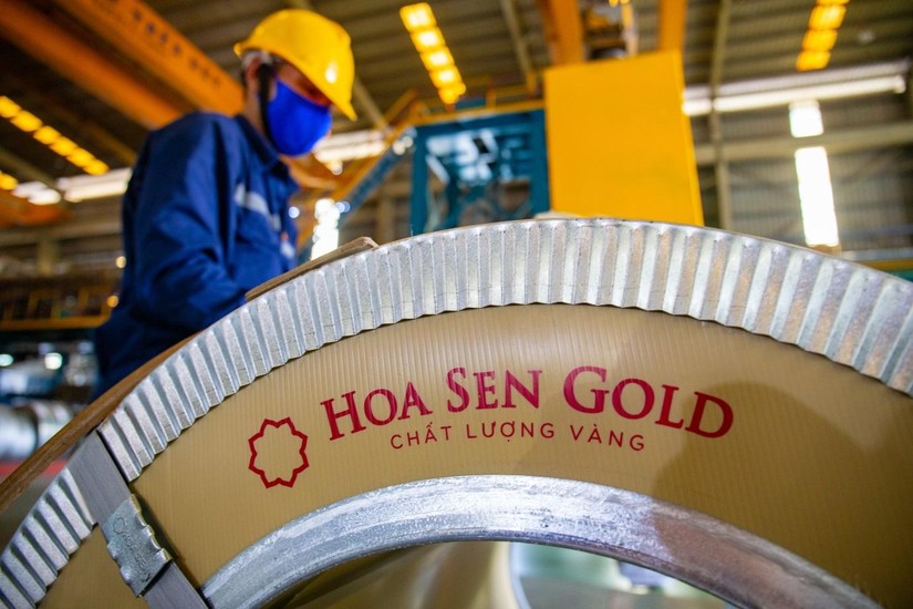 Tôn siêu bền Hoa Sen Gold, một sản phẩm mới được Tập đoàn Hoa Sen tung ra thị trường 