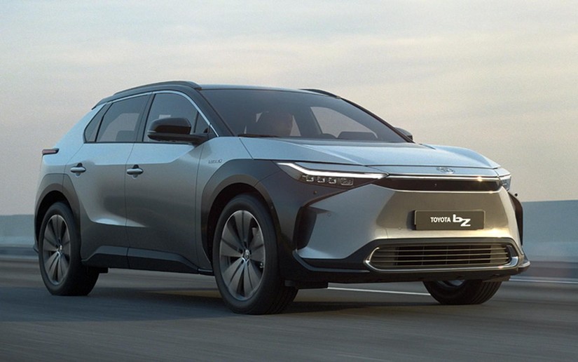 Mẫu xe chạy hoàn toàn bằng điện bZ4X, thuộc dòng "Beyond Zero" của Toyota, được dự kiến ra mắt vào năm 2025. Ảnh: Toyota