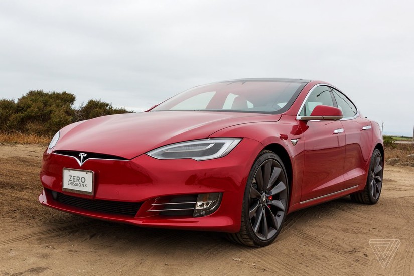Mẫu xe Model S của Tesla. Ảnh: The Verge