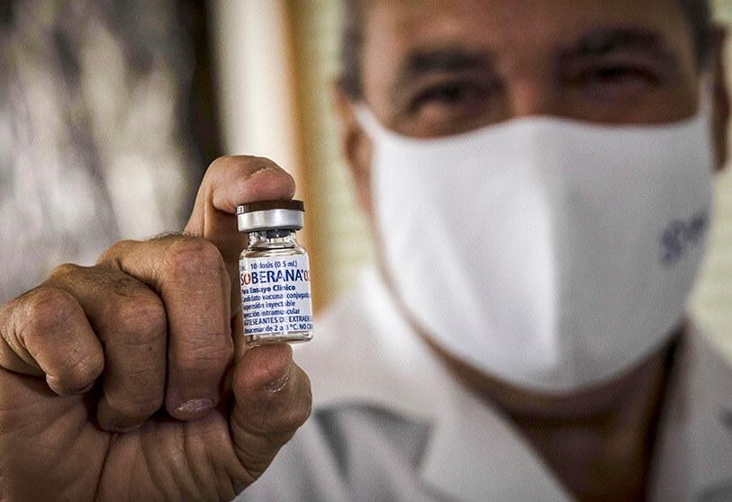 Vaccine Soberana 2 của Cuba. Ảnh: AP