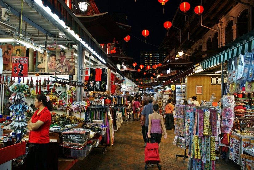 Một khu chợ ở Singapore. Ảnh: Culture Trip