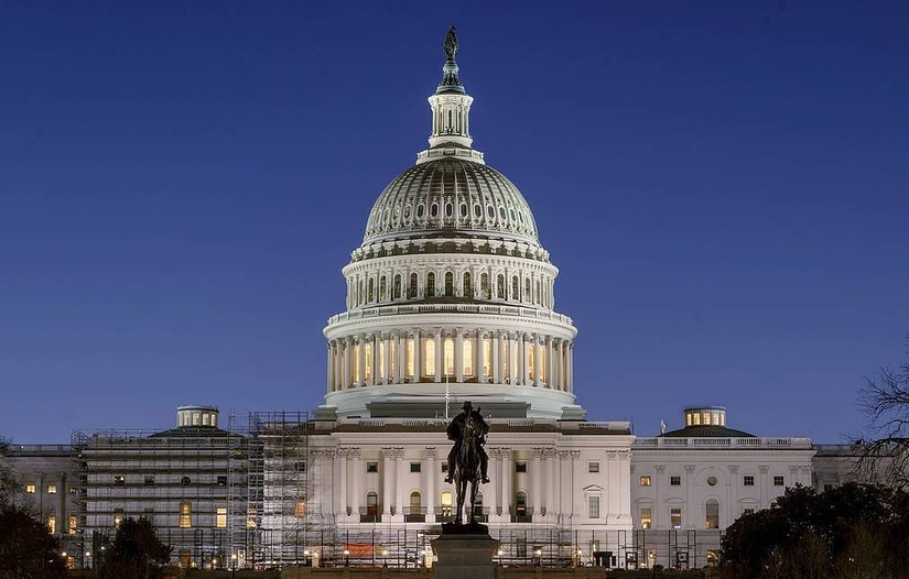 Điện Capitol Hoa Kỳ. Ảnh: AP