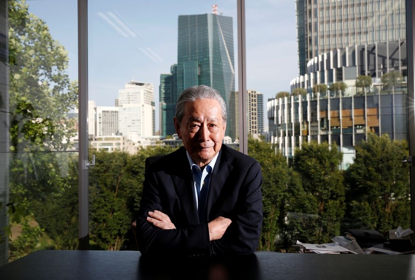 Ông Nobuyuki Idei - nhà sáng lập Quantumn Leaps và cựu giám đốc điều hành của Sony. Ảnh: Reuters