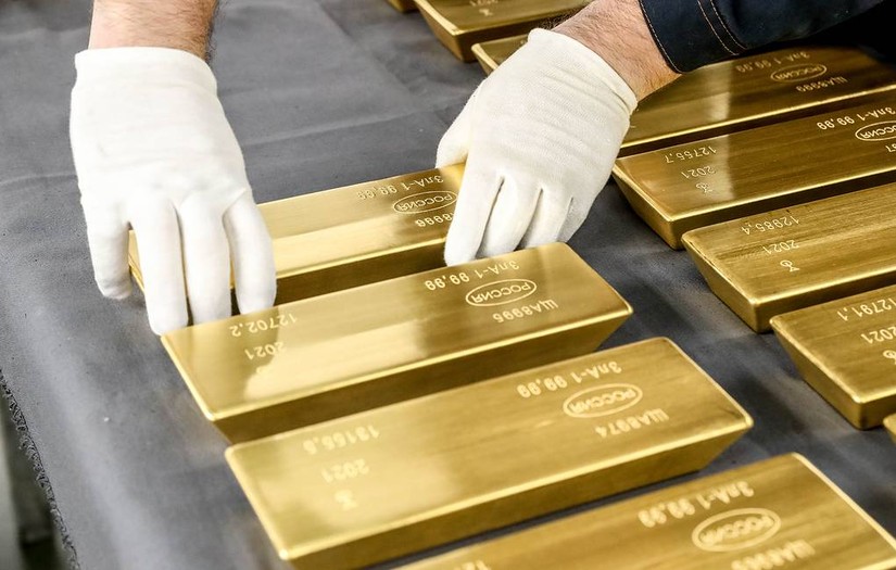 Các quốc gia phương Tây, bao gồm đồng minh thân cận Nhật Bản đã thông báo sẽ cấm nhập khẩu vàng từ Nga. Ảnh: TASS