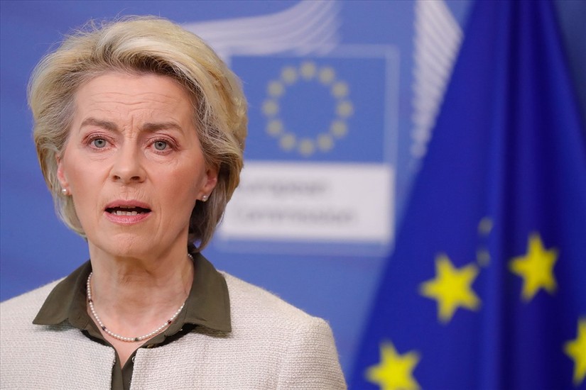Chủ tịch Ủy ban Châu Âu (EC) Ursula von der Leyen. Ảnh: AFP