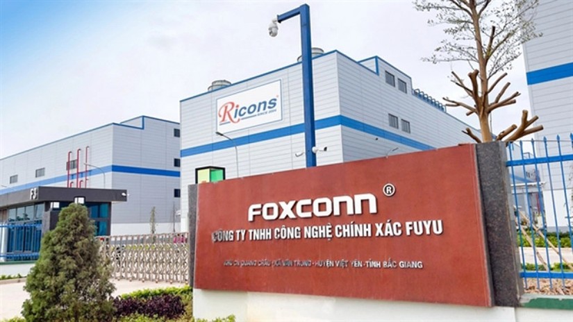 Nhà máy của Foxconn - nhà cung cấp lớn nhất của Apple tại Bắc Giang. 