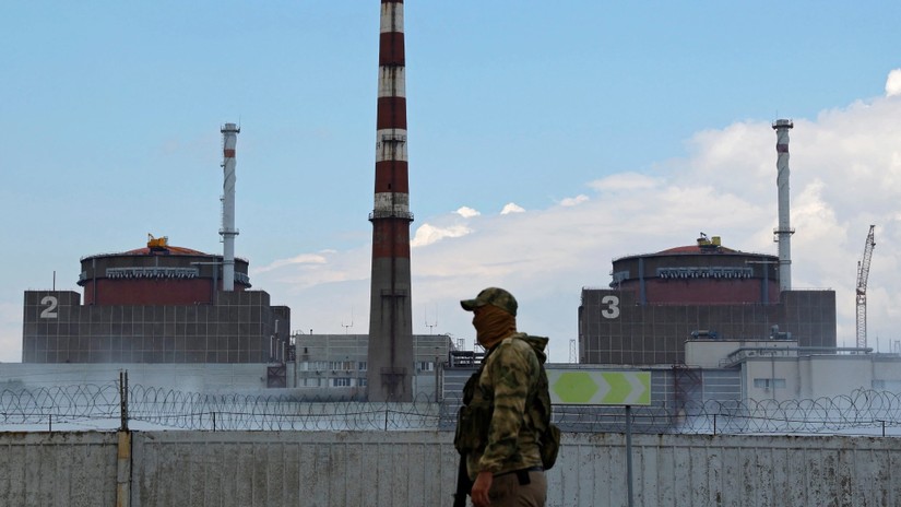 Nhà máy điện hạt nhân Zaporizhzhia, Ukraine. Ảnh: Reuters