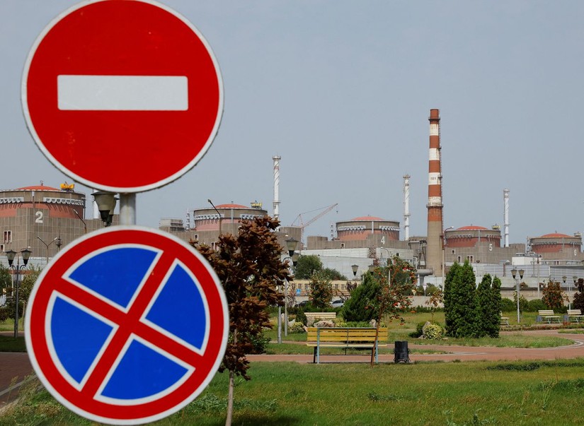 Nhà máy điện hạt nhân lớn nhất châu Âu Zaporizhzhia. Ảnh: Reuters