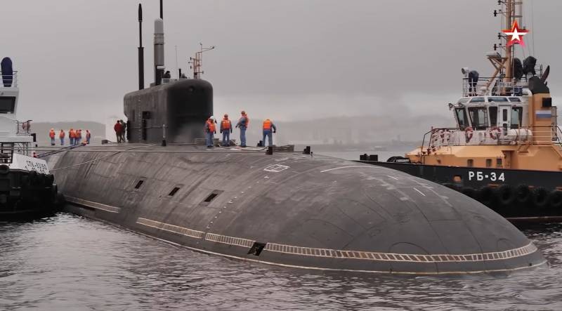 Tàu ngầm lớp Borei-A của Nga.
