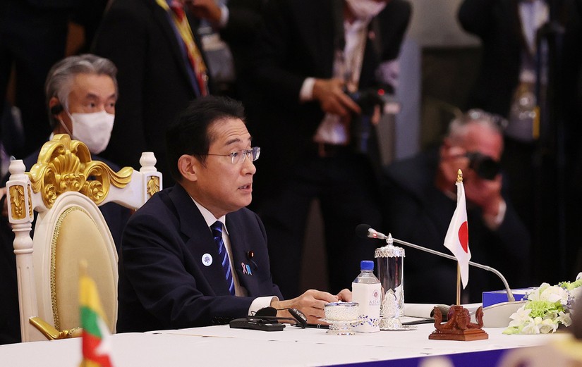 Thủ tướng Nhật Bản Fumio Kishida nhấn mạnh Nhật Bản coi trọng mối quan hệ đối tác gần 5 thập kỷ với ASEAN. Ảnh: VGP