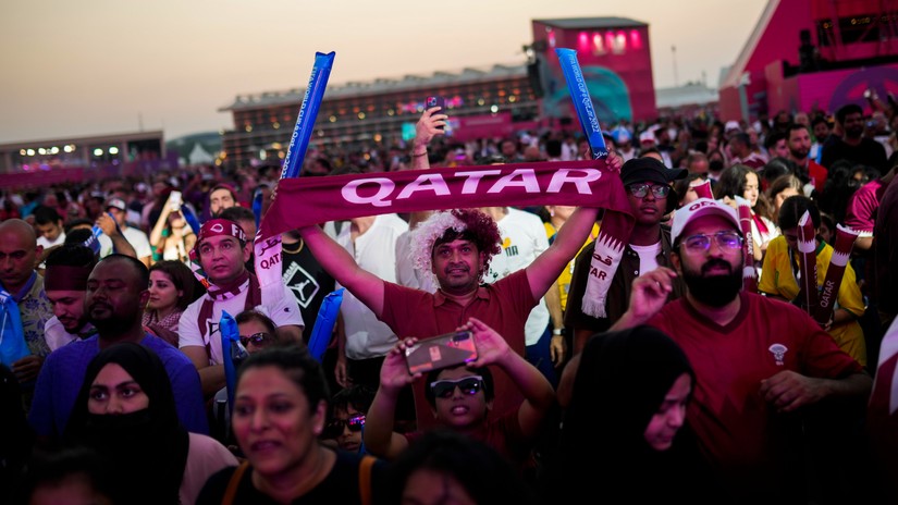 Qatar đón ít du khách hơn so với con số 1,2 triệu người đưa ra trước đó. Ảnh: PA