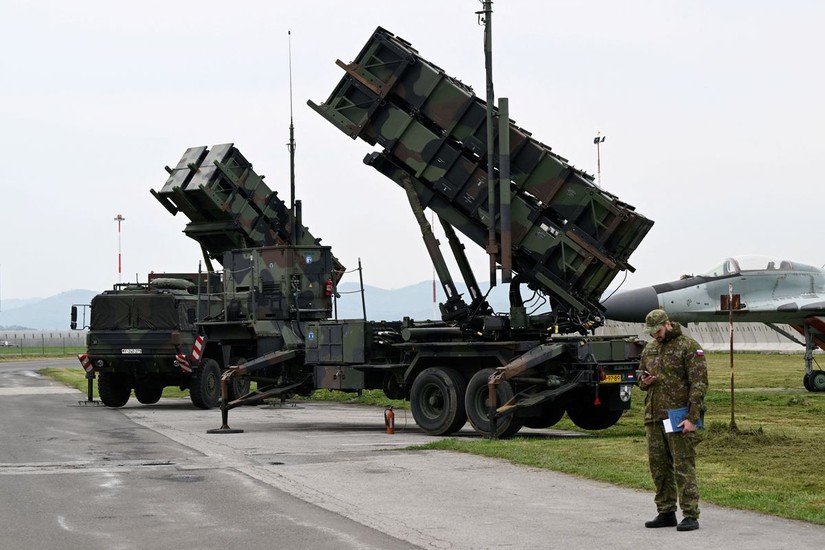 Hình ảnh hệ thống tên lửa Patriot của Mỹ tại Slovakia. Ảnh: Reuters