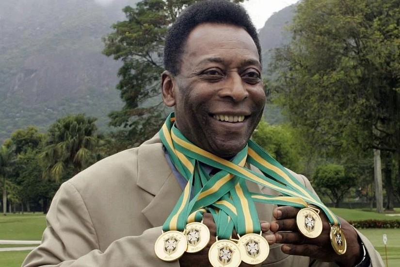 Pele được nhiều người coi như cầu thủ bóng đá vĩ đại nhất mọi thời đại. Ảnh: AFP