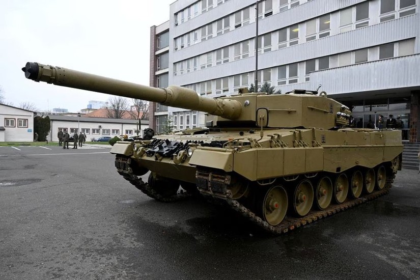 Xe tăng Leopard của Đức. Ảnh: Reuters