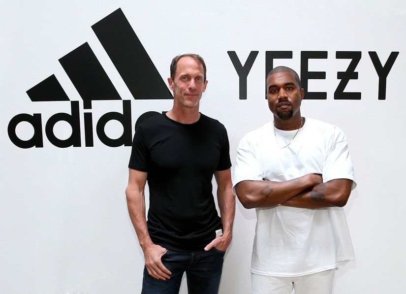 Cựu giám đốc quảng cáo của Adidas Eric Liedtke và Kanye West tại một sự kiện Yeezy năm 2016. Ảnh: Adidas