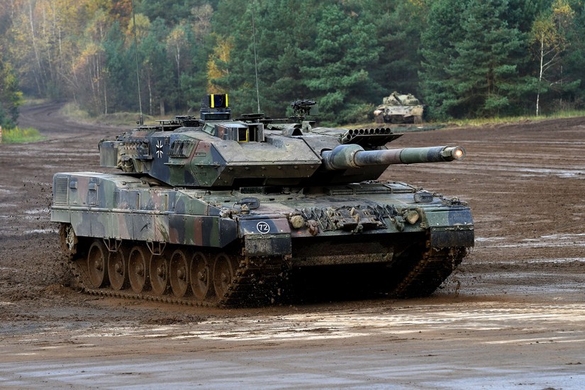 Xe tăng Leopard 2 của quân đội Đức. Ảnh: Patrick Stollarz/AFP/Getty Images 