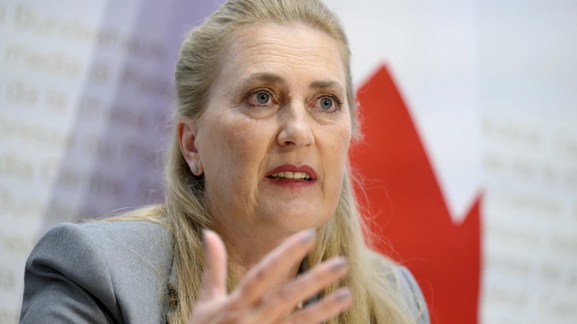 Bà Helene Budliger Artieda - Giám đốc Ban Thư ký Nhà nước về các vấn đề kinh tế (SECO) của Thụy Sĩ. Ảnh: Keystone