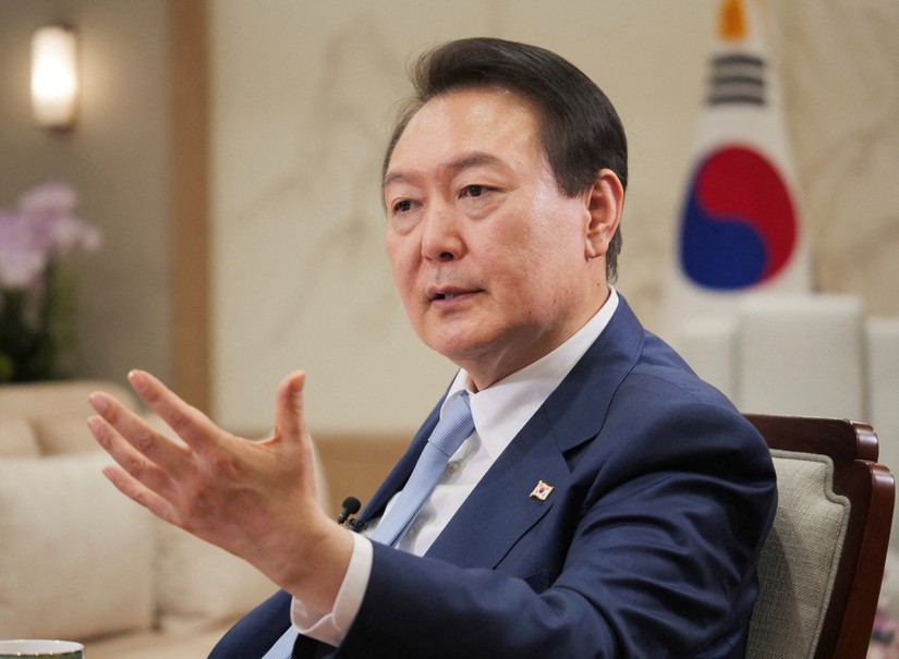 Tổng thống Hàn Quốc Yoon Suk-yeol. Ảnh: Reuters