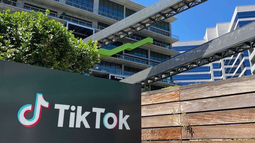Văn phòng của Tik Tok tại Culver City, California, Mỹ. Ảnh: Getty Images