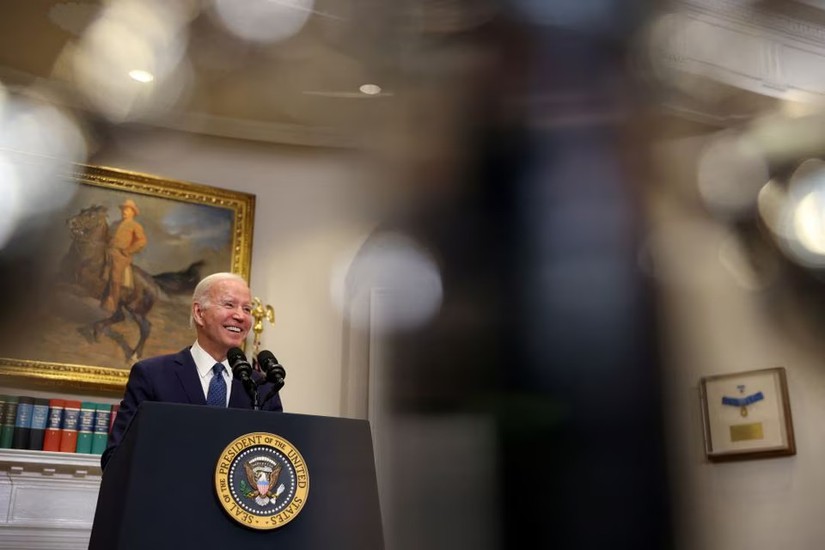 Tổng thống Mỹ Joe Biden tại Nhà Trắng ngày 28/5. Ảnh: Reuters