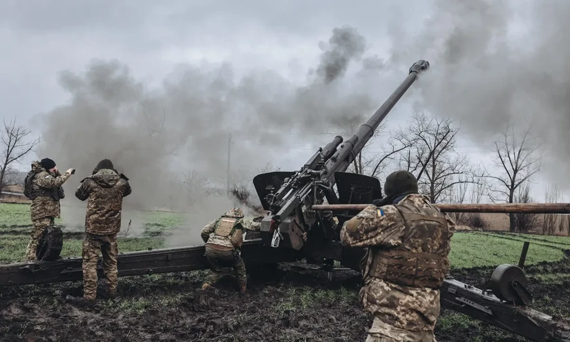 Binh sĩ Ukraine tại Donetsk. Ảnh: Getty Images