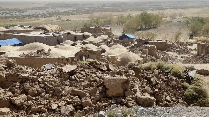 Khung cảnh đổ nát sau động đất tại tỉnh Herat, Afghanistan ngày 8/10/2023. Ảnh: Reuters