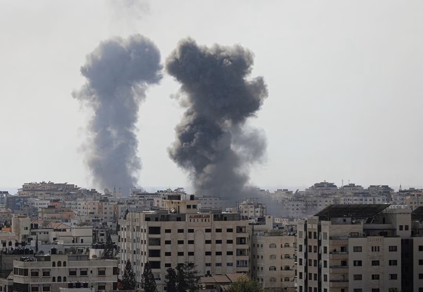 Một cuộc tấn công của Israel ở Thành phố Gaza, ngày 30/10/2023. Ảnh: Reuters
