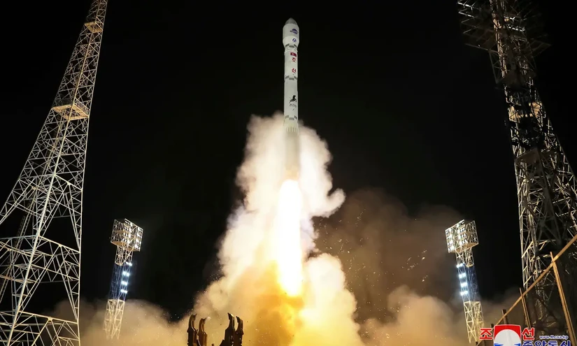 Triều Tiên đưa văn phòng điều hành vệ tinh trinh sát đi vào hoạt động từ 2/12/2023. Ảnh: KCNA