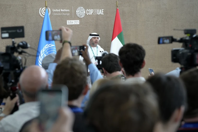 Tổng giám đốc COP28 Majid al-Suwaidi. Ảnh: AP
