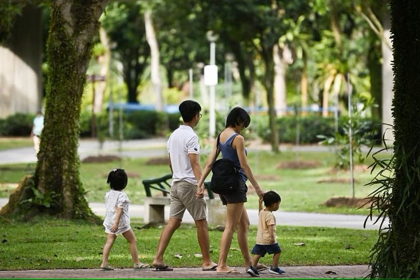 Singapore tiếp tục ghi nhận tỷ lệ sinh giảm thấp kỷ lục trong năm 2023. Ảnh: Straits Times