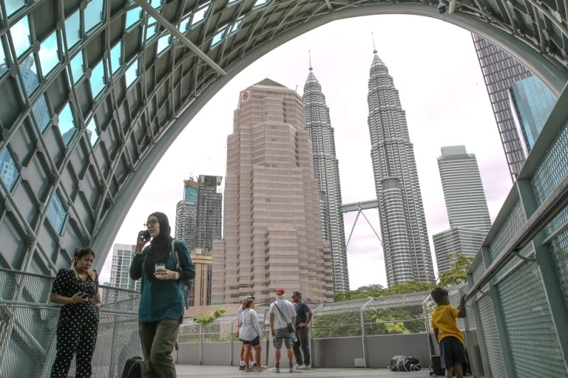Ngân hàng trung ương Malaysia đặt mục tiêu tăng trưởng GDP năm 2024 đạt 4% tới 5%. Ảnh: Malay Mail