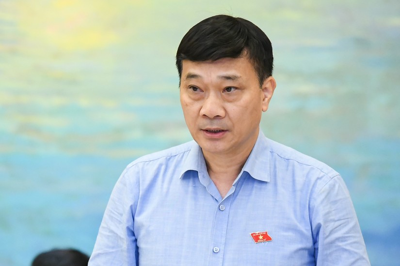 Chủ nhiệm Ủy ban Kinh tế Vũ Hồng Thanh phát biểu tại Hội nghị.