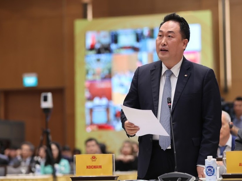 Ông Hong Sun, Chủ tịch Hiệp hội Doanh nghiệp Hàn Quốc tại Việt Nam (Kocham) - Ảnh: VGP