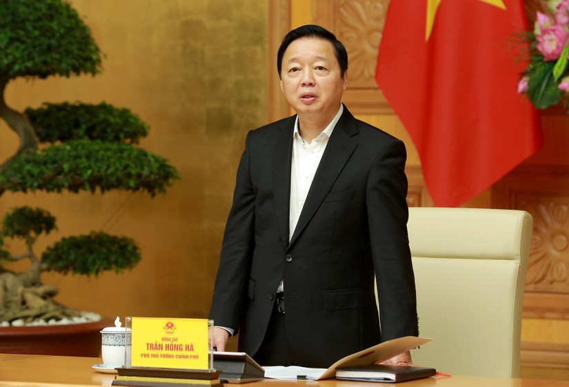 Phó Thủ tướng Trần Hồng Hà: Chỉ tiêu giải ngân vốn đầu tư công là nhiệm vụ chính trị, là tiêu chí đánh giá năng lực, kỷ luật, kỷ cương, trách nhiệm của các bộ, ngành, địa phương - Ảnh: VGP