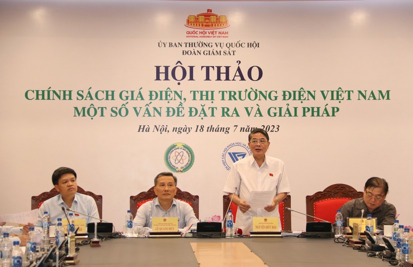 Phó Chủ tịch Quốc hội Nguyễn Đức Hải phát biểu tại Hội thảo - Ảnh: quochoi.vn