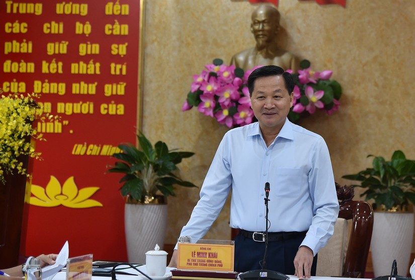 Phó Thủ tướng Chính phủ Lê Minh Khái - Ảnh:VGP