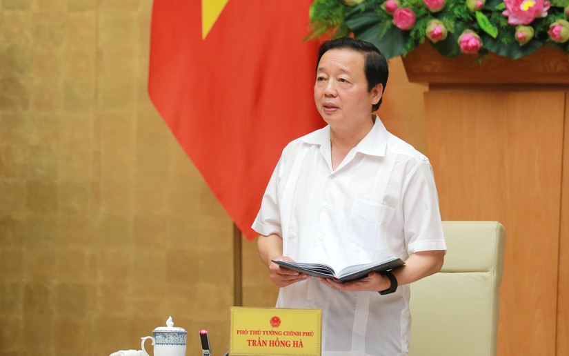 Phó Thủ tướng Trần Hồng Hà đã chủ trì cuộc họp của Tổ công tác số 2 của Chính phủ làm việc với 29 bộ, ngành, địa phương về tình hình giải ngân vốn đầu tư công. Ảnh:VGP