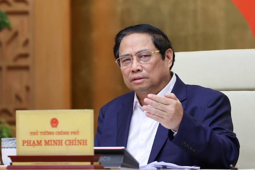 Thủ tướng Phạm Minh Chính: Xây dựng, hoàn thiện pháp luật để phát huy tối đa mọi nguồn lực phát triển đất nước - Ảnh: VGP