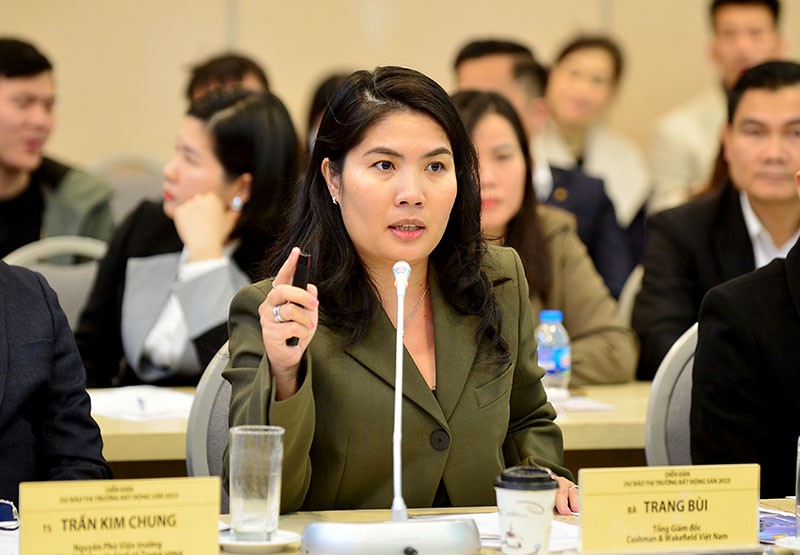 Bà Trang Bùi, Tổng giám đốc Cushman & Wakefield Việt Nam.