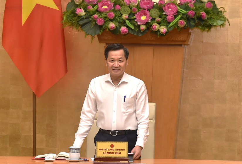 Phó Thủ tướng Chính phủ Lê Minh Khái. Ảnh VGP