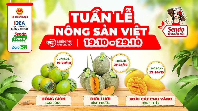 Tuần Lễ Nông Sản Việt trên sàn TMĐT Sendo