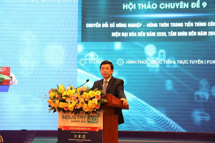Ông Nguyễn Duy Hưng, Phó trưởng Ban Kinh tế Trung ương phát biểu tại Hội thảo