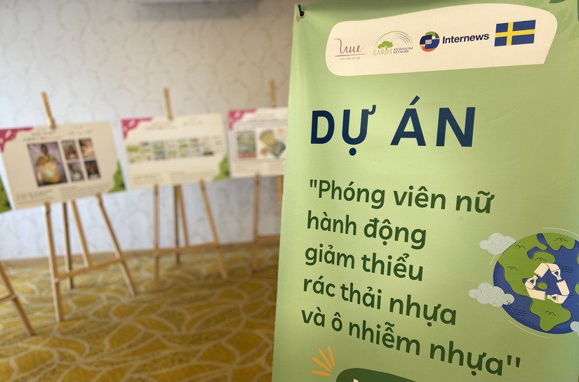 Dự án "Phóng viên nữ hành động giảm thiểu rác thải nhựa và ô nhiễm nhựa" là đại diện duy nhất tại Việt Nam nhận tài trợ của EJN. Ảnh: Phương Thảo